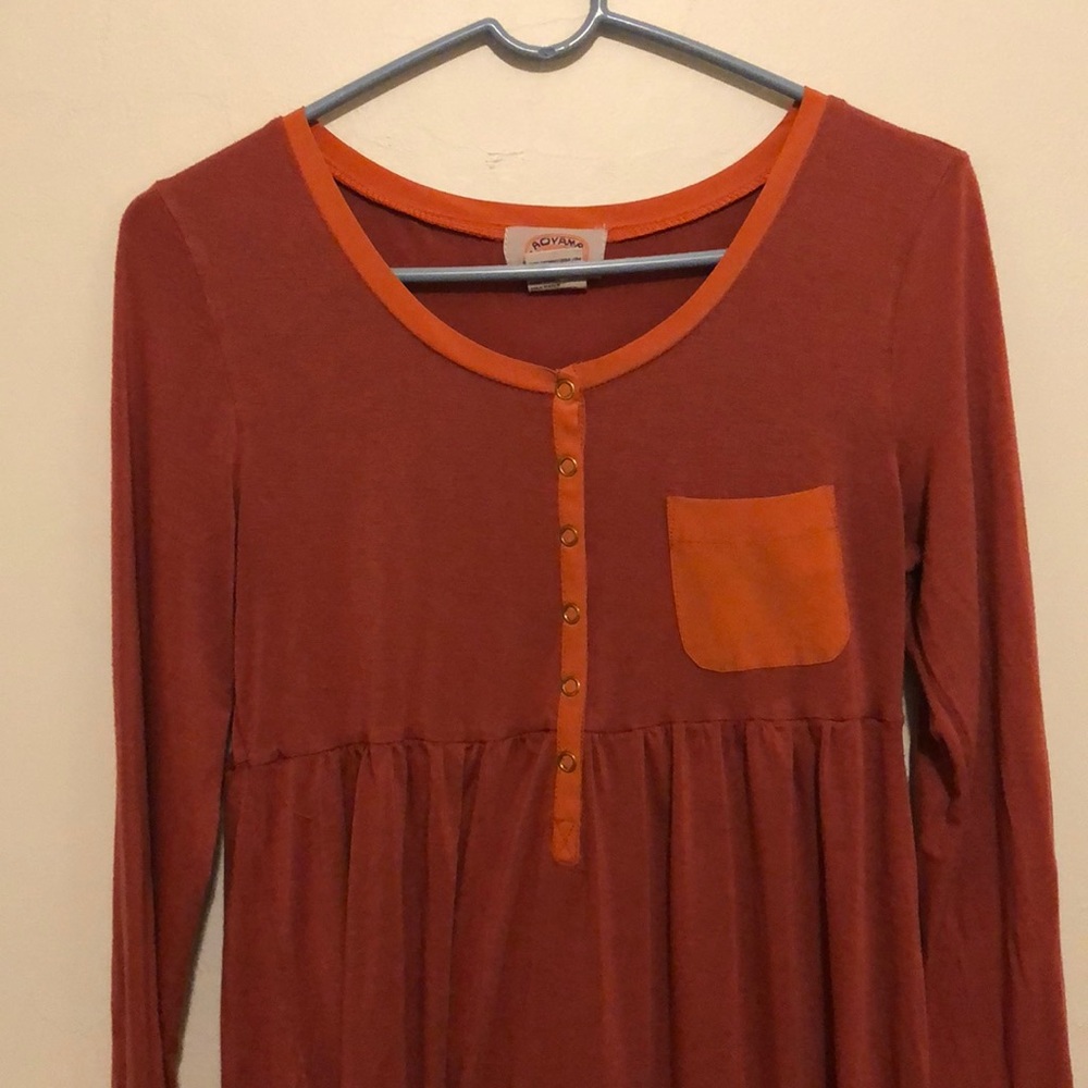 Adyama itchome burnt orange dress - Picture 2 of 4